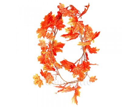 Осенняя гирлянда "Клен красный", 270 см