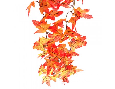 Осенняя лиана "Красно-оранжевая", 250 см