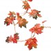 Осенняя гирлянда "Клен красно-зеленый", 270 см