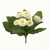 Искусственные цветы Маргаритки кремовые, 26 см ✦ 103483