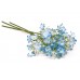 Цветы искусственные "Незабудки голубые", 40 см