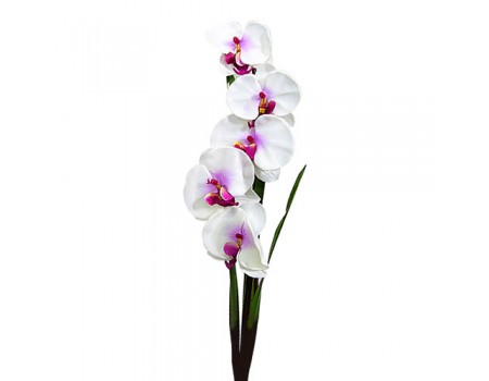 Орхидея искусственная орхидея белая, 98 см