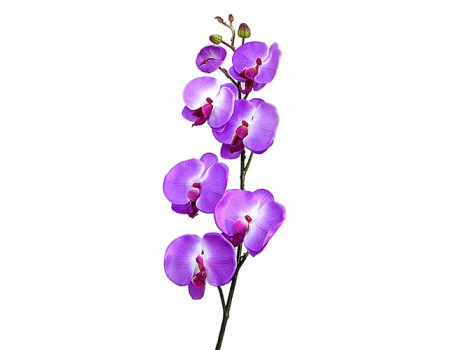 Орхидея искусственная сиреневая, 98 см
