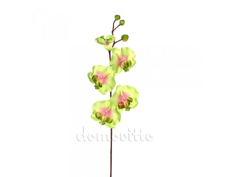 Орхидея искусственная зеленая, 65 см