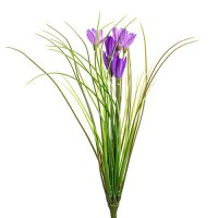 Первоцвет весенний искусственный, 36 см. Цвета: Фиолетовый, Белый