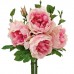 Искусственные пионы розовые, 47 см