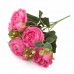 Цветы искусственные "Пионы букетик розовый", 16х30 см