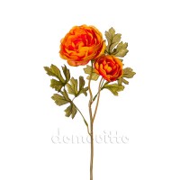 Искусственный цветок "Ранункулюс оранжевый", 53 см ✦ 10021