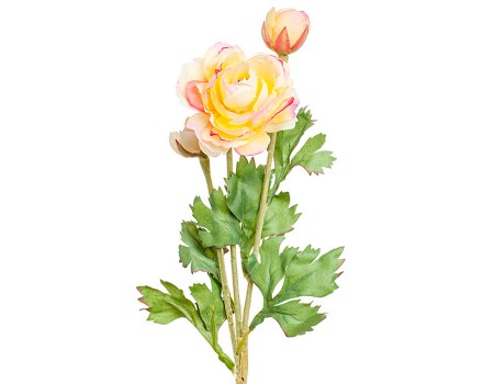 Искусственный цветок "Ранункулюс кремовый", 45 см ✦ 103450