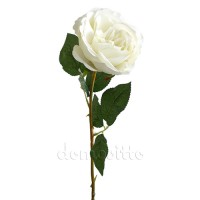 Искусственная роза белая, 66 см ✦ 102093