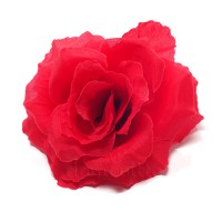 Искусственные цветы "Голова розы красная", d14 см ✦ 102008