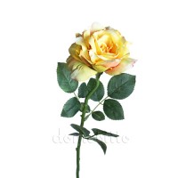 Искусственная роза желтая, 66 см ✦ 100509