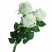 Искусственные цветы на кладбище "Розы белые, 3 шт"