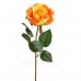 Роза искусственная оранжевая, 66 см