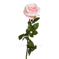 Искусственная роза розовая, 68 см ✦ 101724