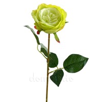 Искусственная роза салатовая, 66 см ✦ 102097