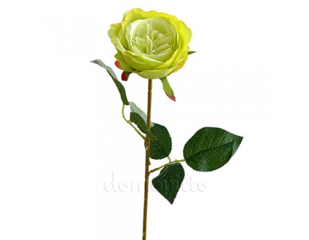 Роза искусственная салатовая, 66 см