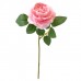 Роза искусственная розовая, 28 см