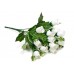 Цветы искусственные "Розочки белые", 32 см