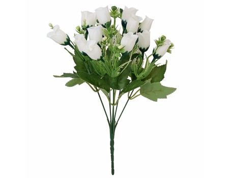 Цветы искусственные "Розочки белые", 32 см