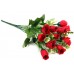Цветы искусственные "Розочки красные", 32 см