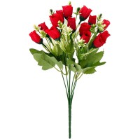 Искусственные цветы "Розочки красные", 7 вет, 32 см ✦ 103496