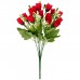 Цветы искусственные "Розочки красные", 32 см