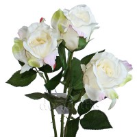 Искусственная роза кремовая, 55 см ✦ 100510