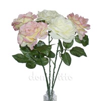 Искусственные розы, букет 5 шт ✦ 100061