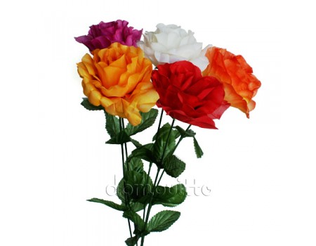 Розы искусственные "Эконом", 55 см