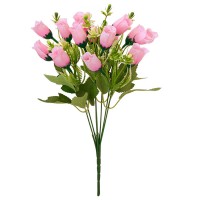 Искусственные цветы "Розочки розовые", 7 вет, 32 см ✦ 103495