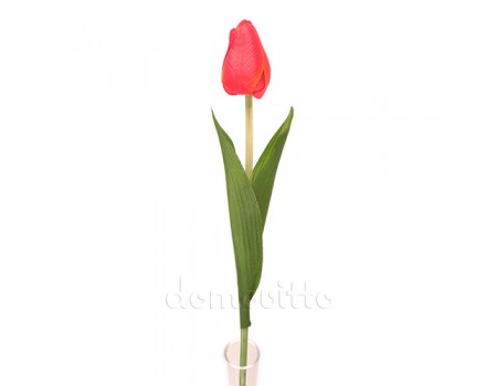 Тюльпан искусственный красный, 52 см ✦ 101960