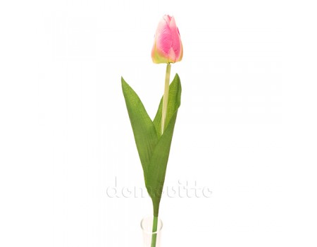 Искусственный тюльпан розовый, 52 см