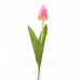 Искусственный тюльпан розовый, 52 см