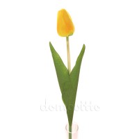Тюльпан искусственный желтый, 52 см