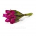 Тюльпаны искусственные букет, 27 см. Цвет: Фиолетовый