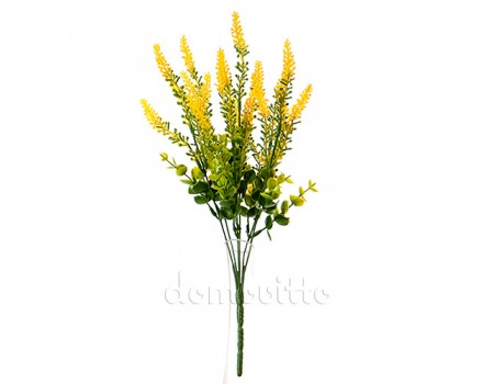 Цветок искусственный "Вереск желтый"