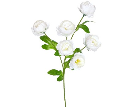 Искусственные цветы "Пиончики белые", 60 см ✦ 103547