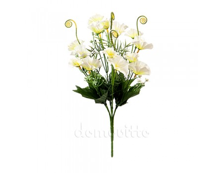 Цветок искусственный "Вьюнок белый", 30 см
