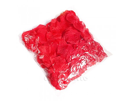 Лепестки роз из ткани красные, 145 шт
