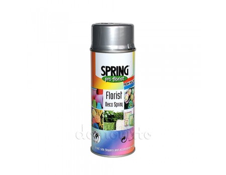 Краска Spring Deco Spray серебряная