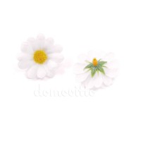Искусственные цветы ромашки, головы d4 см ✦ 103040