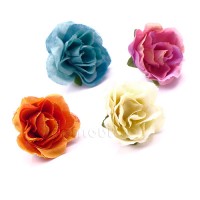 Искусственные цветы розочки, головки разноцветные d3 см ✦ 103042