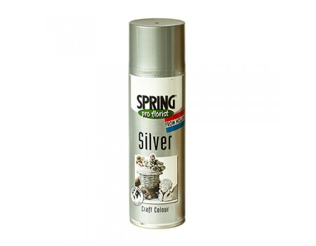 Краска серебряная Spring Pro Florist