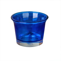 Подсвечник синий для чайной свечи, 5х6 см