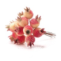 Искусственные ягоды "Боярышник крупный", 12 шт ✦ 101185