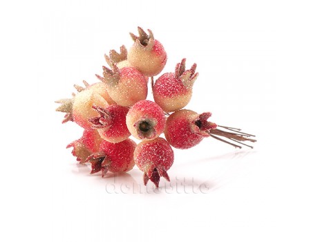 Искусственные ягоды "Боярышник крупный", 12 шт ✦ 101185