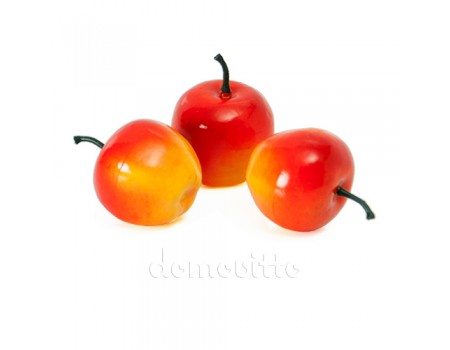 Яблоко небольшое желто-красное, 4,5 см
