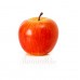 Яблоко большое красно-желтое, 8 см