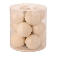 Набор белых шариков мини, 12 шт. Диаметр: 3 см / 4 см